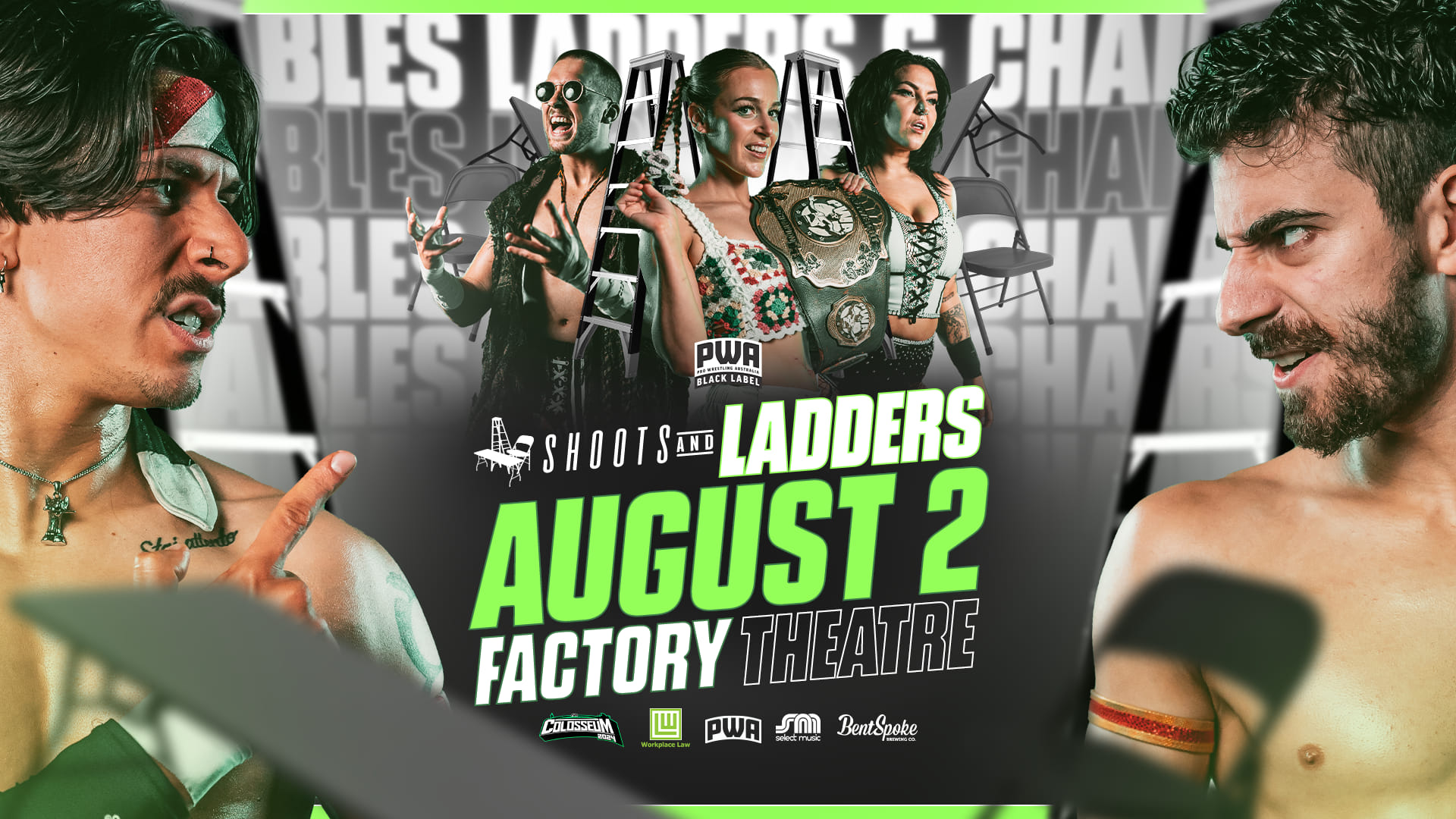 NSW: PWA Shoots & Ladders, August 2 – Pro Wrestling Downunder